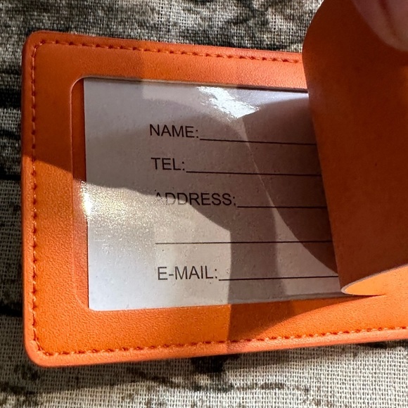 Rainbow multicoloured luggage tag pattern new holiday travel accessories - Picture 6 of 8